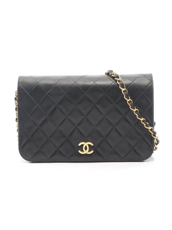Chanel Handbags - ★SOLD★ Chanel Shoulder Bag Quilted Lela Black Lambskin Sbnine Che